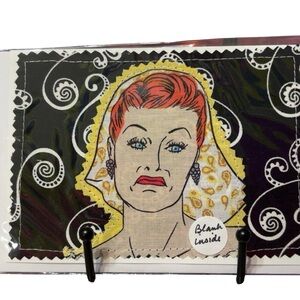 I Love Lucy Uniquely Sewn Greeting Card Retro Inspired